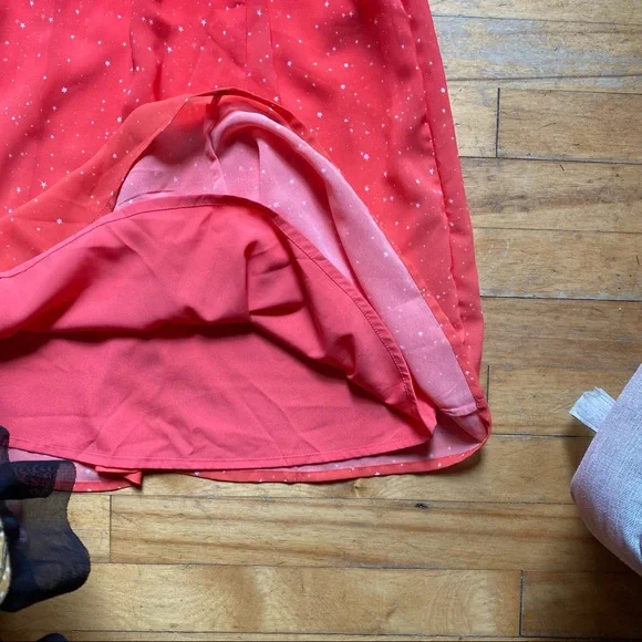 Eshakti ombré star print Georgette dress - Picture 16 of 16